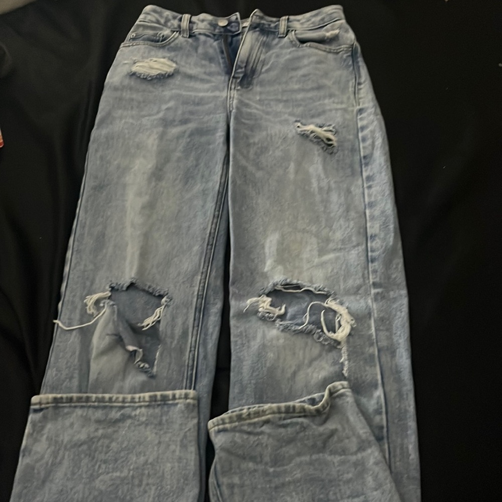 pacsun light wash high rise 90s boufriend jeans